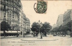 Carte postale ancienne Boulevard de Vaugirard
                                                                     à Paris 15e
                                