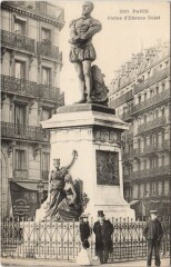 Paris Statue Etienne Dolet
