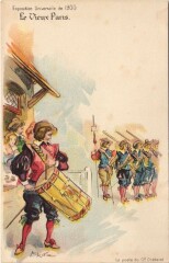 Paris Expo 1900 Vieux Paris Poste du Dg Chatelet