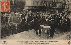 Paris Les Zeppelins sur Paris les funerailles