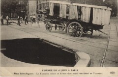 Paris Orage du Juin 1914 Place Saint-Augustin