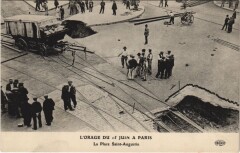 Paris Orage du Juin 1914 Place Saint-Augustin -
													75 Paris
												