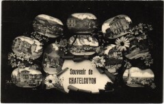 Chatel-Guyon - Souvenir collage à Châtel-Guyon