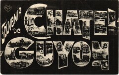 Chatel-Guyon - Souvenir collage à Châtel-Guyon
