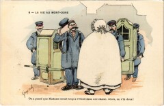 Le Mont-Dore - Madame trop a l'etroite dans une chaise. V'la 2! à Mont-Dore