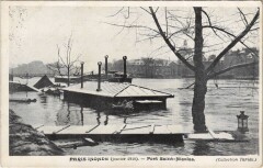 Inondations 1910 Paris Port Saint-Nicolas