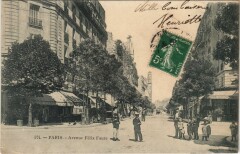Carte postale ancienne Avenue Félix Faure
                                                                     à Paris 15e
                                