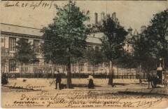 Carte postale ancienne Le Lycée Buffon - Côté du Boulevard Pasteur
                                                                     à Paris 15e
                                