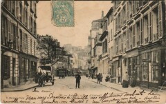 Carte postale ancienne Auteuil - Rue d'Auteuil
                                                                     à Paris 16e
                                