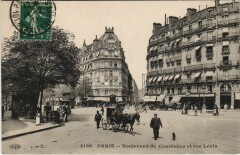Boulevard de Courcelles et Rue Levis à Paris 17e
