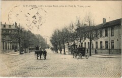 Paris 7e Avenue Rapp Pont d'Alma à Paris 7e