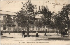 Le Lycée Buffon - Côté du Boulevard Pasteur à Paris 15e