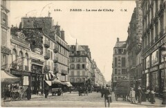 Paris 9e Rue de Clichy à Paris 9e