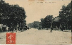 Carte postale ancienne Boulevard de l'Hôpital
                                                                     à Paris 5e
                                