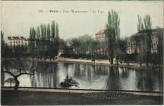 Paris 14e Parc Montsouris Le Lac à Paris 14e