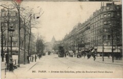 Paris 13e Avenue des Gobelins Bd Saint-Marcel à Paris 13e
