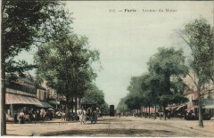 Avenue du Maine à Paris 14e