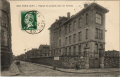 Hôpital Saint-Joseph, Rue de Vanves à Paris 14e
