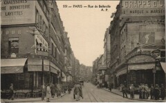 Rue de Belleville -
																					75020 Paris 20e
																			