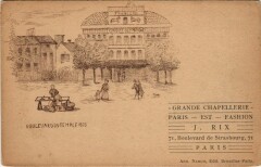 Paris 10e 71, Bd de Strasbourg grande Chapellerie Rix à Paris 10e