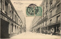 Carte postale ancienne La rue Cardinet
                                                                     à Paris 17e
                                