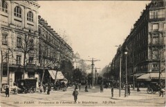 Paris 11e Avenue de la République à Paris 11e