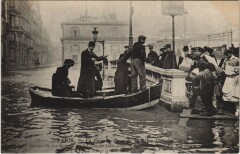 Inondations 1910 Paris Rue de Lille