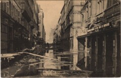Inondations 1910 Paris Rue du Bac