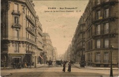 Paris 8e Rue Francois Ier Rue Pierre-Charron à Paris 8e