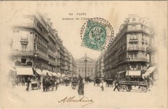 Paris 2e Avenue de l'Opéra à Paris 2e