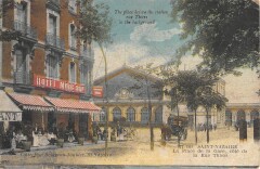 Saint Nazaire - La Place De La Gare - Cote De La Rue Thiers à Saint-Nazaire