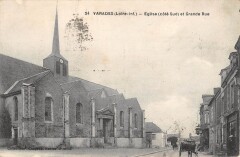 Varades - Eglise Cote Sud Et Grande Rue -
													44 Loire Atlantique
												