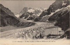 J. J. 93 Chamonix La Mer de Glace et l'Hotel du Montenvers