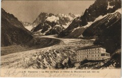 J. J. 93 Chamonix La Mer de Glace et l'Hotel du Montenvers