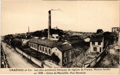 Marseille - Carenou et Cie - Les plues anciennes fabriques à Marseille