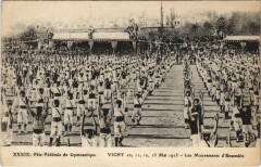 Fete Fed. De Gymn. Vichy - Les mouvements d'Ensemble à Vichy