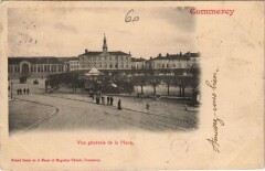 Commercy Vue generale de la Place à Commercy