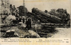 Catastrophe - 1914... Pendant la Bataille de Meaux Un Pont -
													02 Aisne
												
