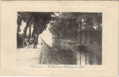 Valenciennes - Le canal au Faubouig à Valenciennes