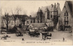 Argentan-La Place du Marché à Argentan