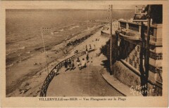 Villerville-sur-Mer - Vue Plongeante sur la Plage à Villerville