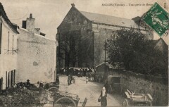 Une sortie de messe à Angles