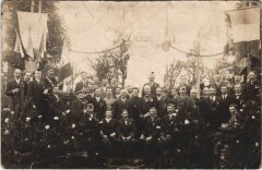 Cherbourg carte photo Commandant