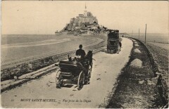 Mont-Saint-Michel-Vue prise de la Digue