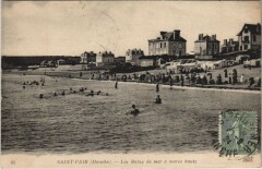 Saint-Pair-Les Bains de Mer a Marée haute -
													50 Manche
												