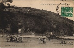 Saint-Jean-le-Thomas-Un Coin de la Plage à Saint-Jean-le-Thomas