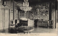 Chateau de Pau - Chambre d'Henri Iv -
													64 Pyrénées Atlantiques
												