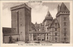 Pau - Le Chateau Henri Iv - Entrée principale à Pau