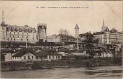 Pau - Le Chateau et le Gave à Pau