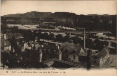 Pau La Vallée du Gave vue prise du Chateau